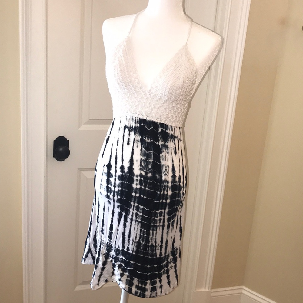By the Sea sundress-lace top and tie dye lower